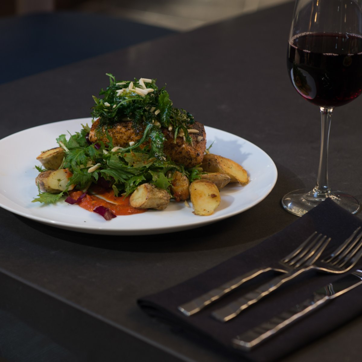 Good food is the best way to bring people together. Tag the person you want to enjoy your next meal from our place with! #Vue #LBC #LongBeachHotels