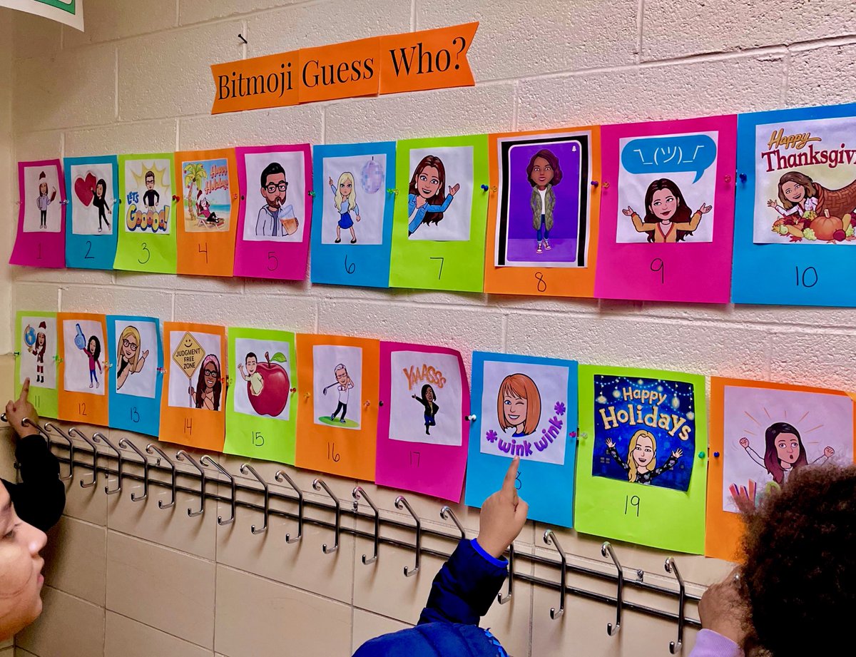 The students of Walter M. Senkow Elementary School have been having a fun time playing Faculty Guess Who with bitmojis of their teachers! Can you guess who each bitmoji portrait is supposed to be?