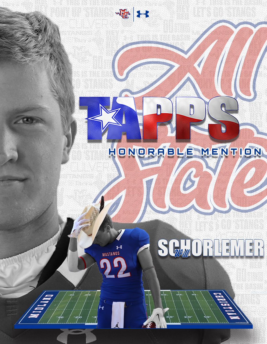 🎖 TAPPS DII Honorable Mention All-State

Senior - Linebacker <a href="/WillSchorlemer/">Will Schorlemer</a> 

🔵#PonyUp🔴