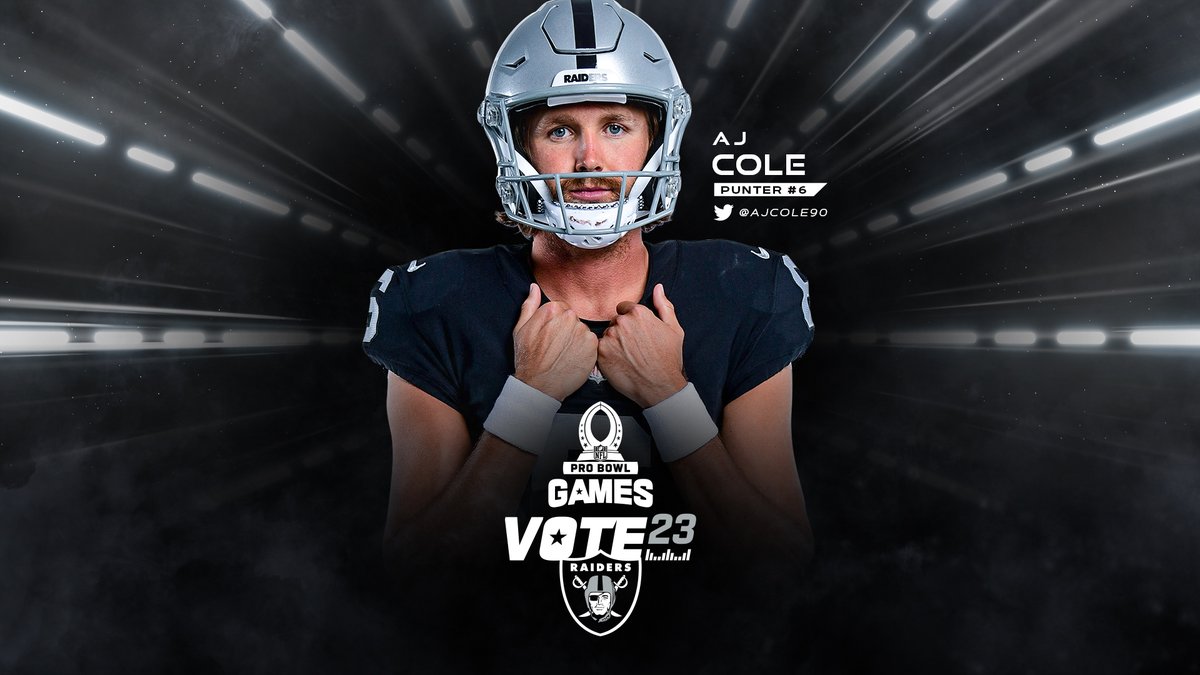Raiders's tweet photo. #ProBowlVote x @AJCole90 
#ProBowlVote x @AJCole90 
#ProBowlVote x @AJCole90 https://t.co/Cv4x89wpDV