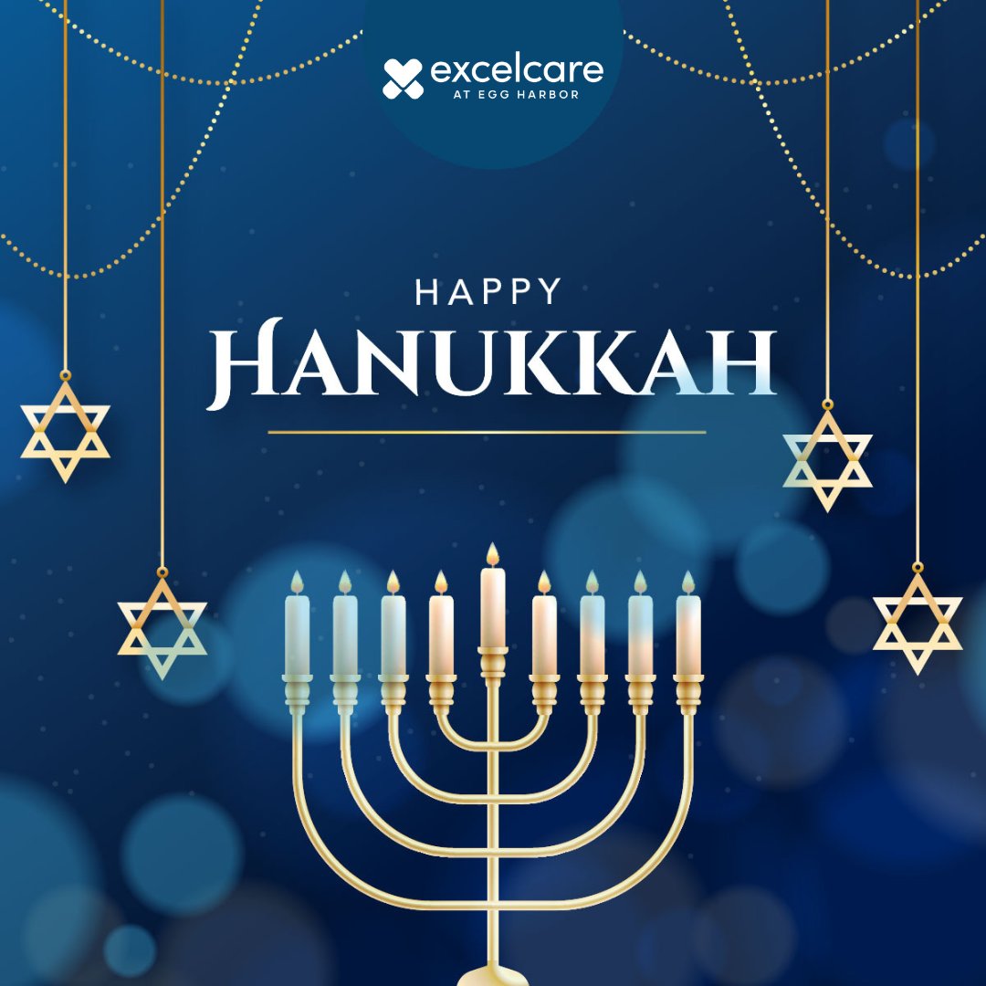 ExcelEggHarbor's tweet photo. We wish that these eight days and nights fill your life with peace, joy, and love. May the heavenly light of Hanukkah shine brightly on you and your loved ones throughout the year! https://t.co/glXa07pgfz