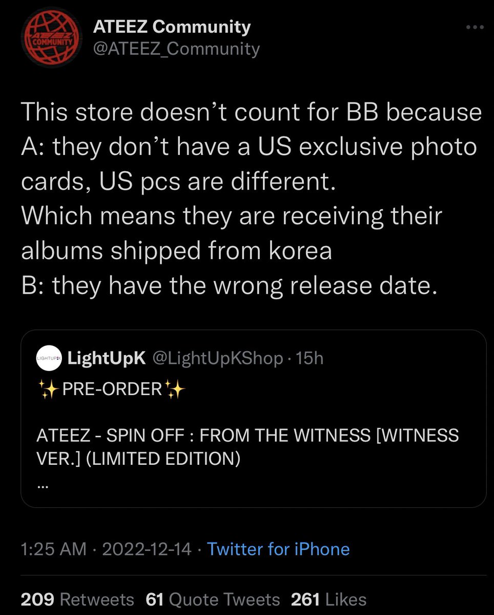 LightUpKShop's tweet photo. If some of you could do us a big favour and share our tweet under this tweet? 

We have been blocked by this account and cannot reply, message, or qrt. 

Please DO NOT attack or spam them. We just want the correct information to be put out there. Thank you. https://t.co/c22TtTQcYd