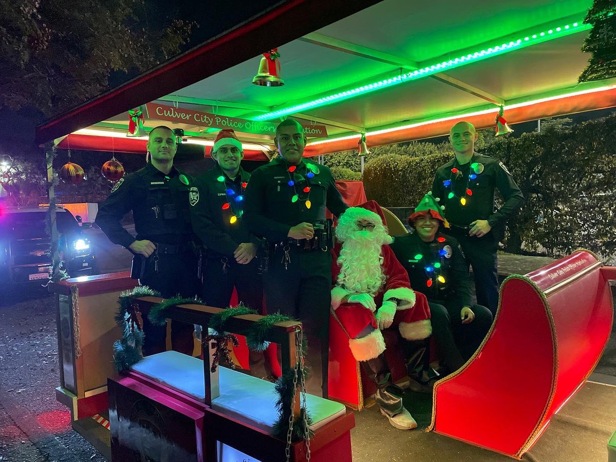 Culver City PD on Twitter "Santa’s been making his way around Culver