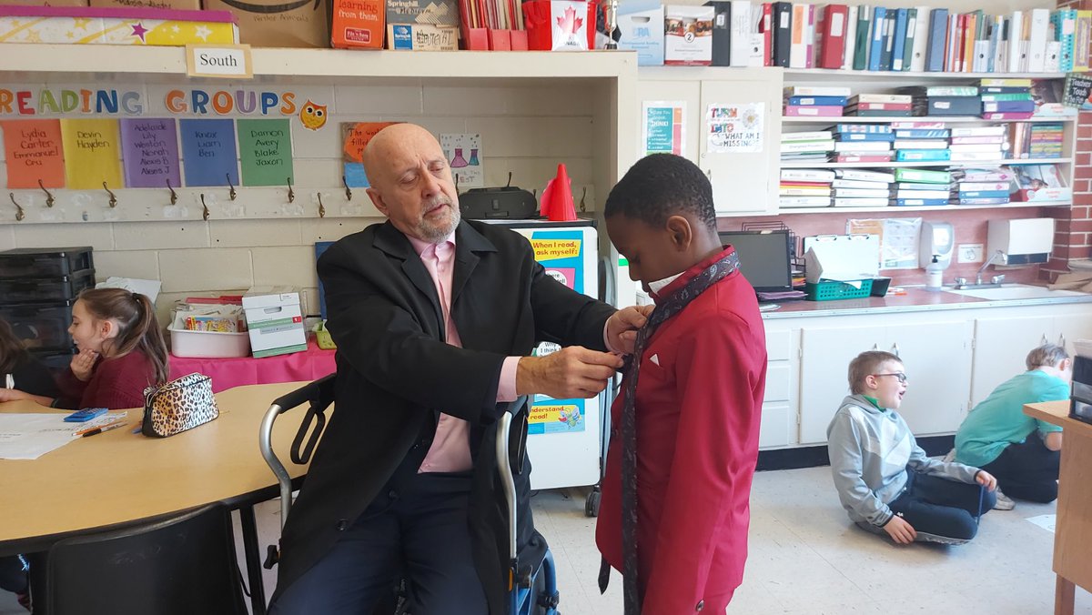 To connect and to care - that is what makes a great West Lynn leader. Thank you, Mr. Baker, for coming home! <a href="/GEDSB/">Grand Erie District School Board</a> #BELONGING