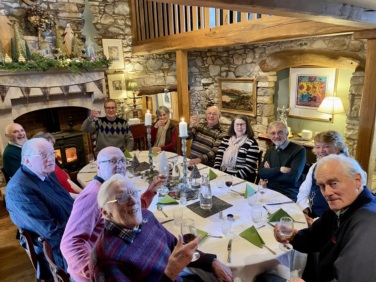 Our Cooking 4 Men group enjoying their Christmas lunch. #cooking4men #Caldbeck #NorthCumbria <a href="/GroupFells/">Northern Fells Group</a>