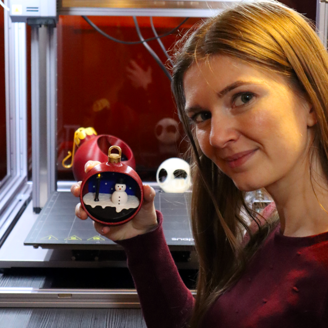 ClarasArtworks's tweet image. Christmas Bauble ☃️ I made several christmas bauble as gifts. 

Model: @printablescom 14027
Printer: Snapmaker 2 @snapmaker

#snapmaking #giftingwithsnapmaker #giftideas #gifts #decor #3Dprinting #3dprinted #Electronics #Christmas #christmasornament