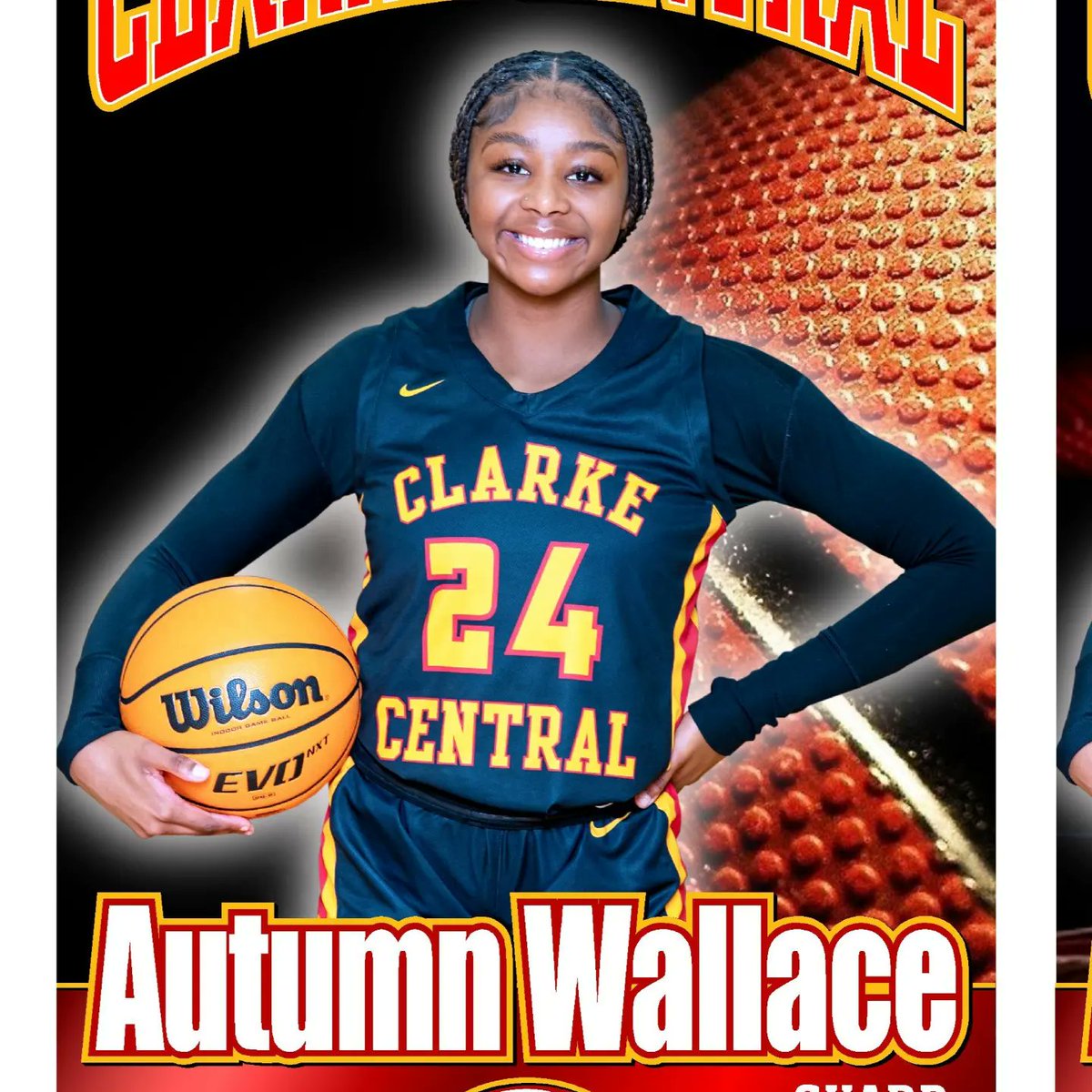 AlgerlonW's tweet photo. Senior guard Autumn  Wallace lead the Clarke Central Gladiators to its first region victory with 24 and 8 rebounds . https://t.co/unIw887d63