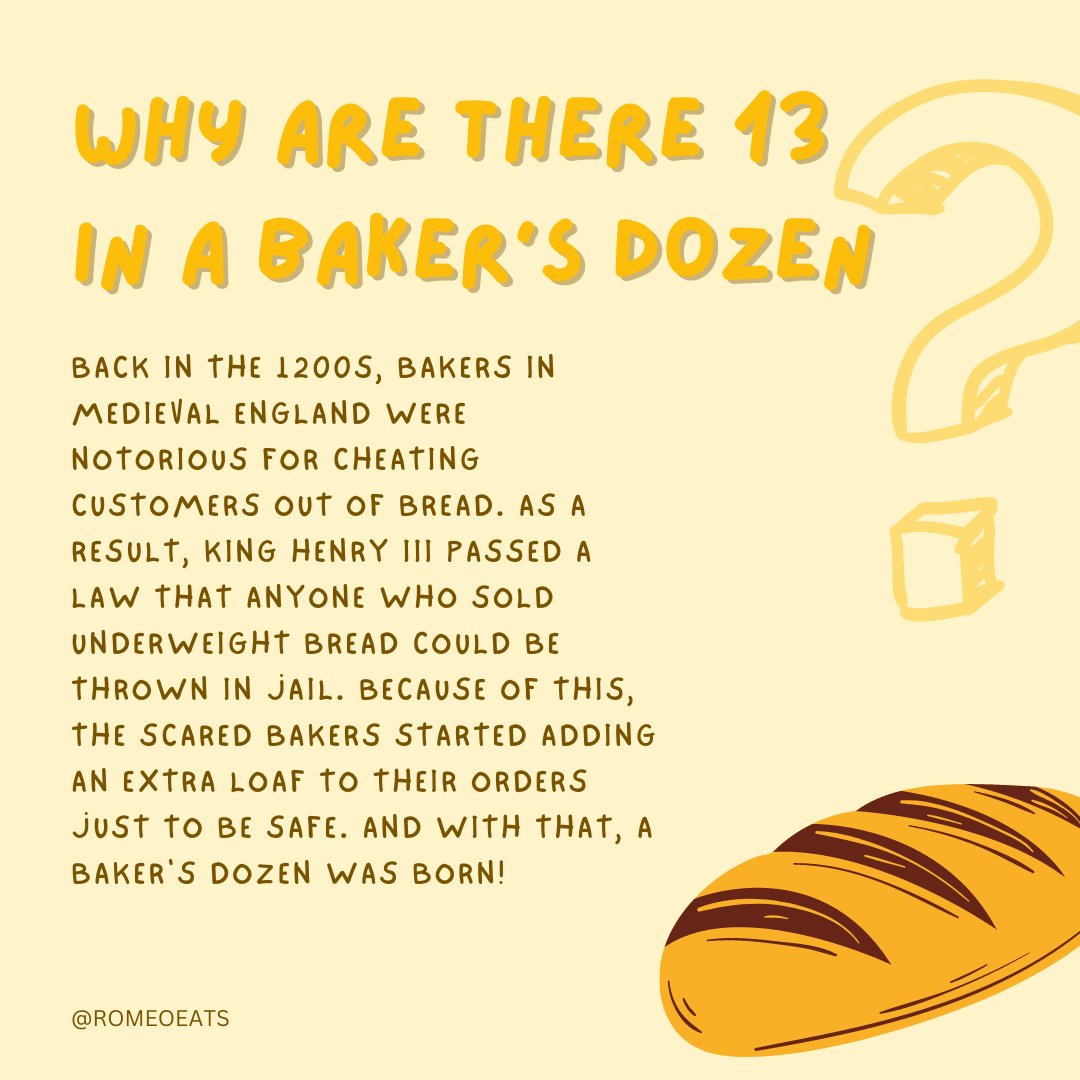 RomeoEats's tweet image. Happy Friday! I was going to tell you a fun bread joke, but they tend get a little... stale...so here's a #FunFoodFact instead! I hope you get to enjoy some delicious warm bread this weekend 🥖