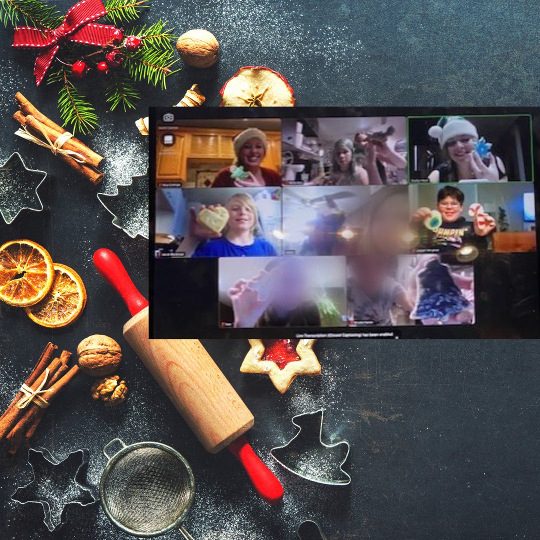 Showing off some sugar cookie creations after another fun baking night!