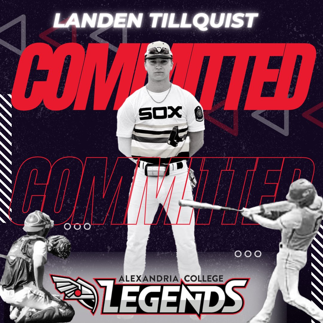 Landen_Tilly's tweet image. I’m excited to announce I will be continuing my academic and athletic career at Alexandria Technical Community College. Thank you to my parents, teammates and coaches for always pushing me to be better. @ATCCBaseball @loyaltytraining @goodrocatching @MilSoxSrBlack