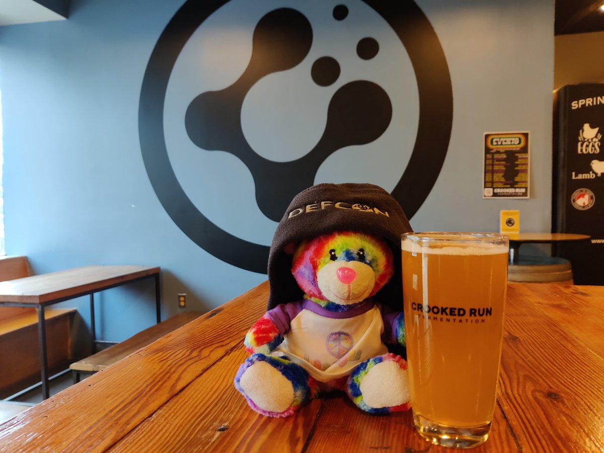 HackersNHops's tweet photo. Hard day of hackin' in Reston, VA. Time to unwind @Crookedrunbrew! Any hackers in the area stop in and say hey! I might buy you a brew! #hacktheplanet!! https://t.co/oy0LJ8PiL0