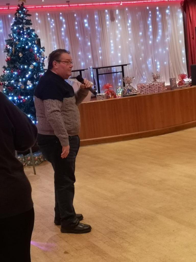 county_lodge's tweet image. The Exec of Dist 47 were delighted to accept an invite to the Christmas Party Night hosted by the local Friends4U charity, who had recently received a kind donation from Dist 47. The RWDM said a few words of thanks on the evening for the invite and the kind welcome.