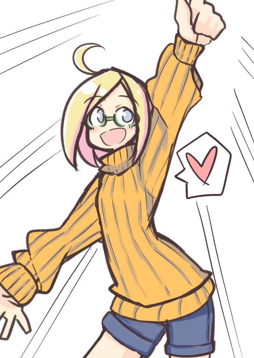 凍結解除後の金髪デコメガネロリ! 