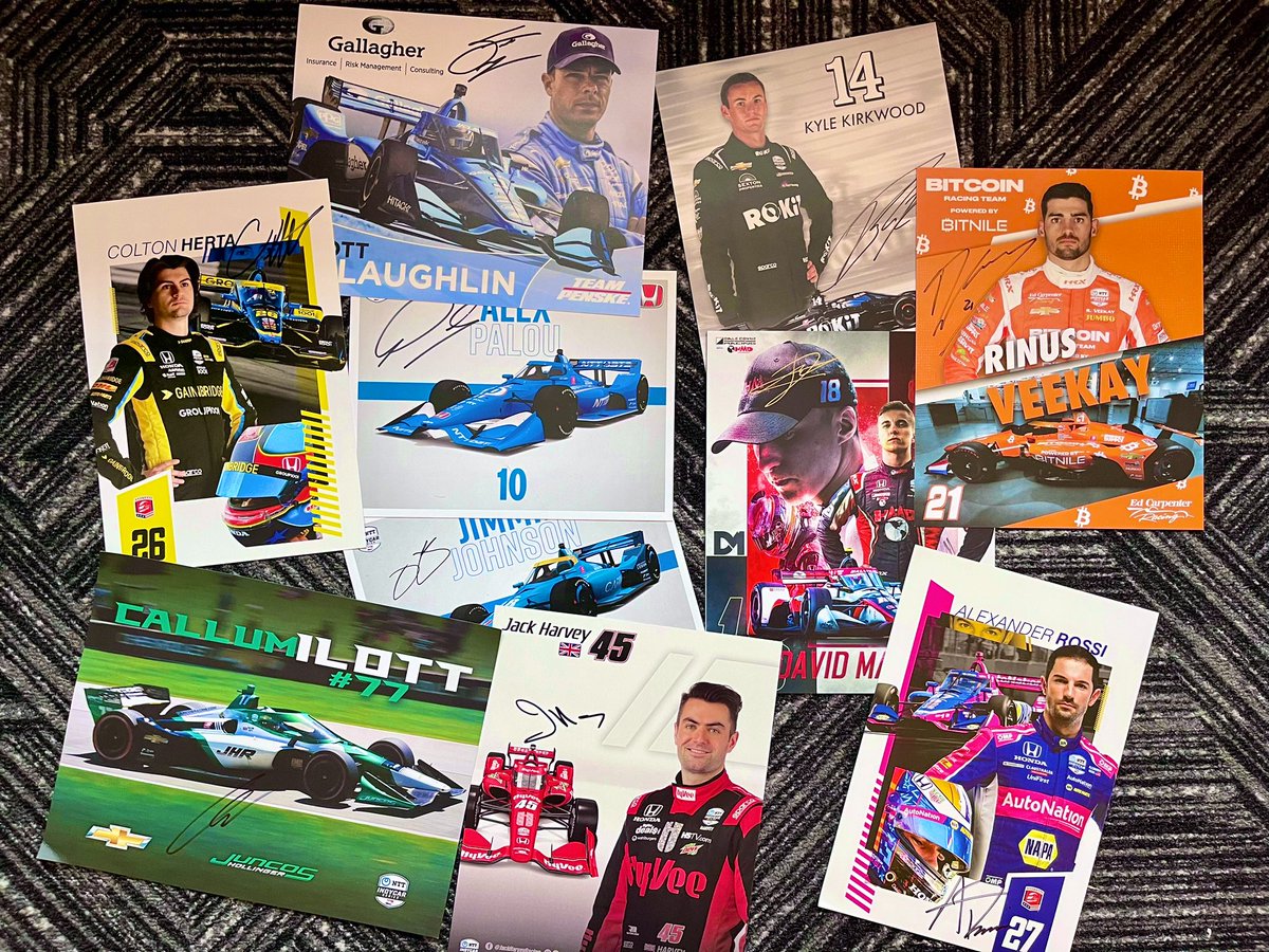 mama_gforce's tweet image. Let’s do a little holiday giveaway! I’ve got these extra signed #IndyCar hero cards from 2022. Who wants them?

RT and make sure you’re following me for a chance to win. That’s it! I’ll pick one person and send you all of them (to anywhere on this beautiful planet of ours).