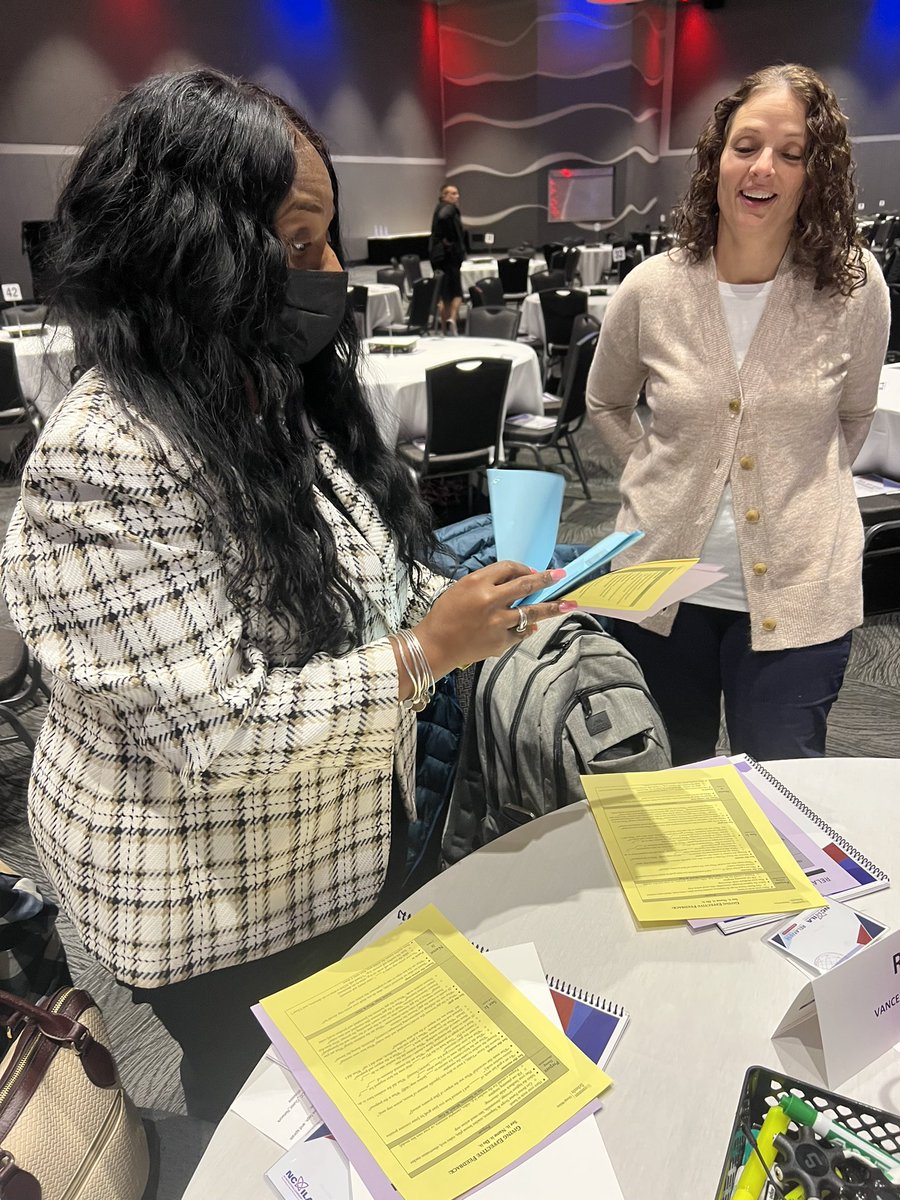 It was early in the morning and members of the Tiger family were ready for a Day of PD. #NCILA Principal Mayes as usual on duty! #ThisisPinkston