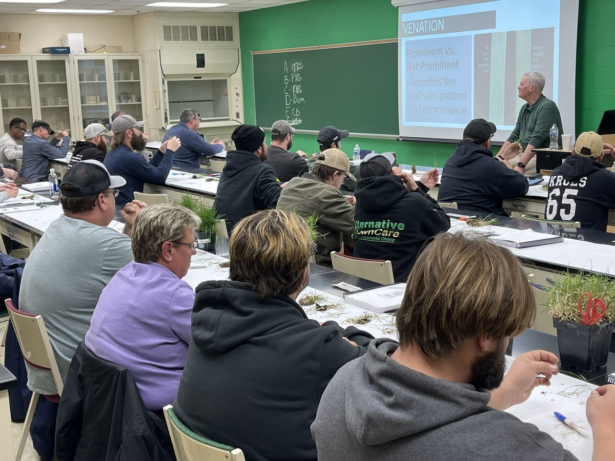 MSUTurf's tweet image. Busy afternoon of ID labs for Turf School. Thanks @MSUturfdoc @weedsciencenerd @Nancy_D123  @JMVargasJr &amp;amp; John Stone for teaching this afternoon!