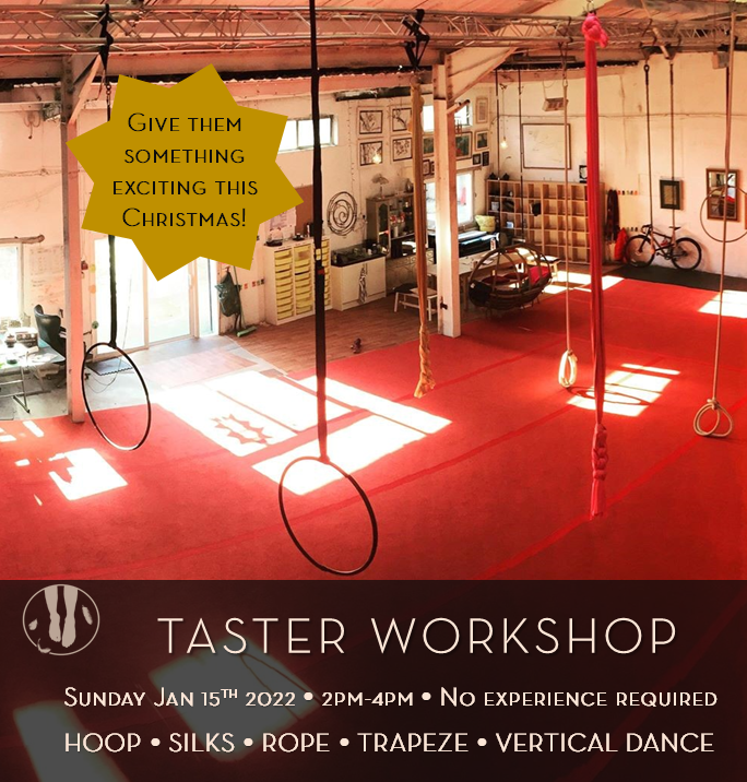 TakingFlightDub's tweet photo. The perfect gift to give them (or yourself) this Christmas! 

Whether you're a seasoned aerialist  or a complete beginner and wanting to get off the ground, our Taster Workshops are open to all levels! Join us on the 15th of Jan for our next Taster Workshop https://t.co/iPpg7lJnwu