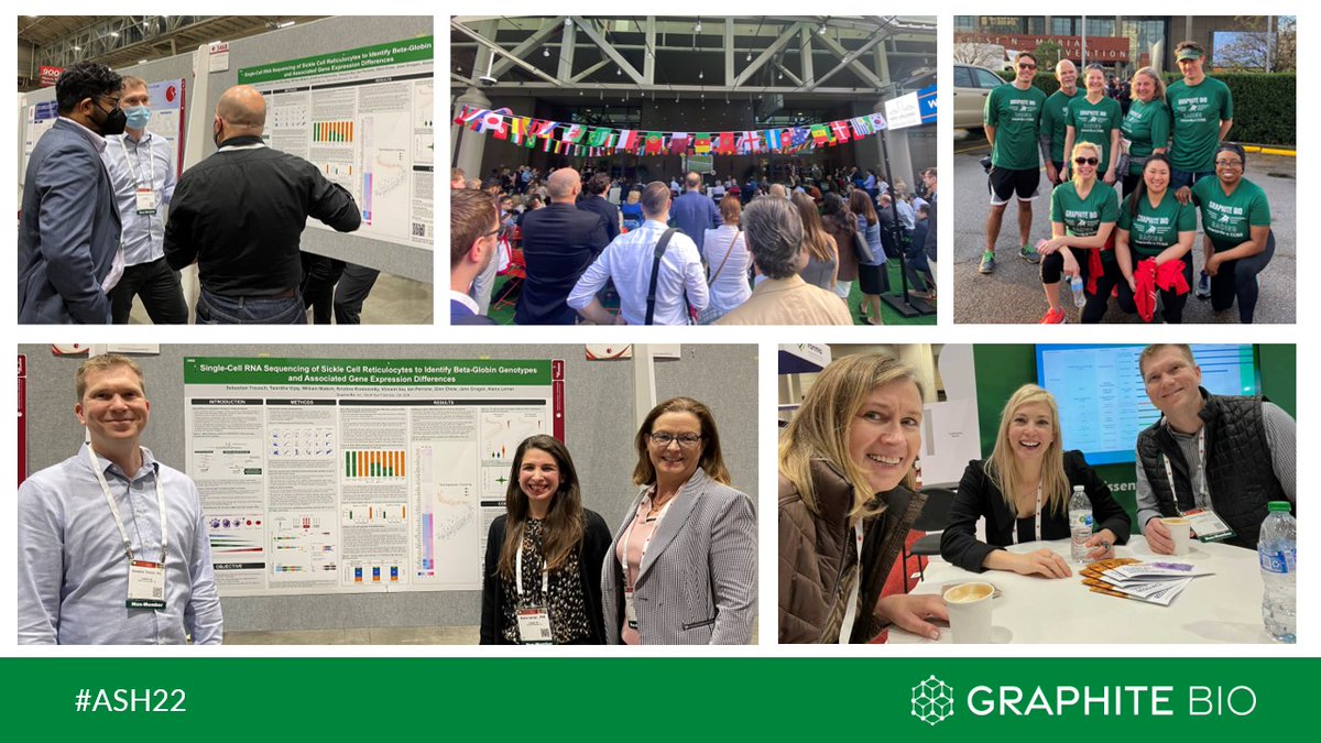 GraphiteBio's tweet image. What an incredible week at #ASH22! Thank you @ASH_hematology for a fantastic conference and the city of New Orleans for your hospitality. We are grateful for the opportunity to share our research and our passion to cure disease through the power of #GeneEditing.