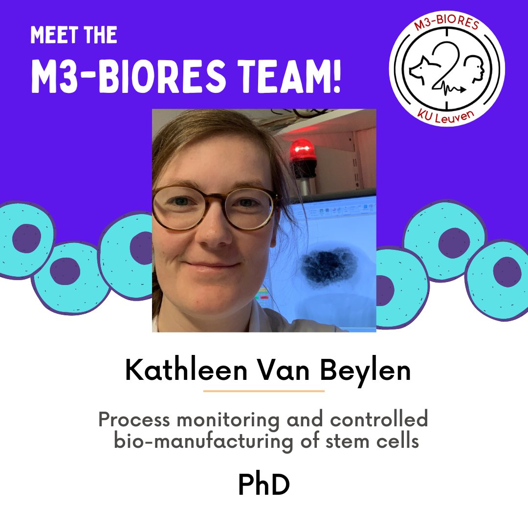 More fascinating work being done by members of the #M3BIORESteam!

Kathleen Van Beylen's PhD is on monitoring and controlling the production of stem cells.