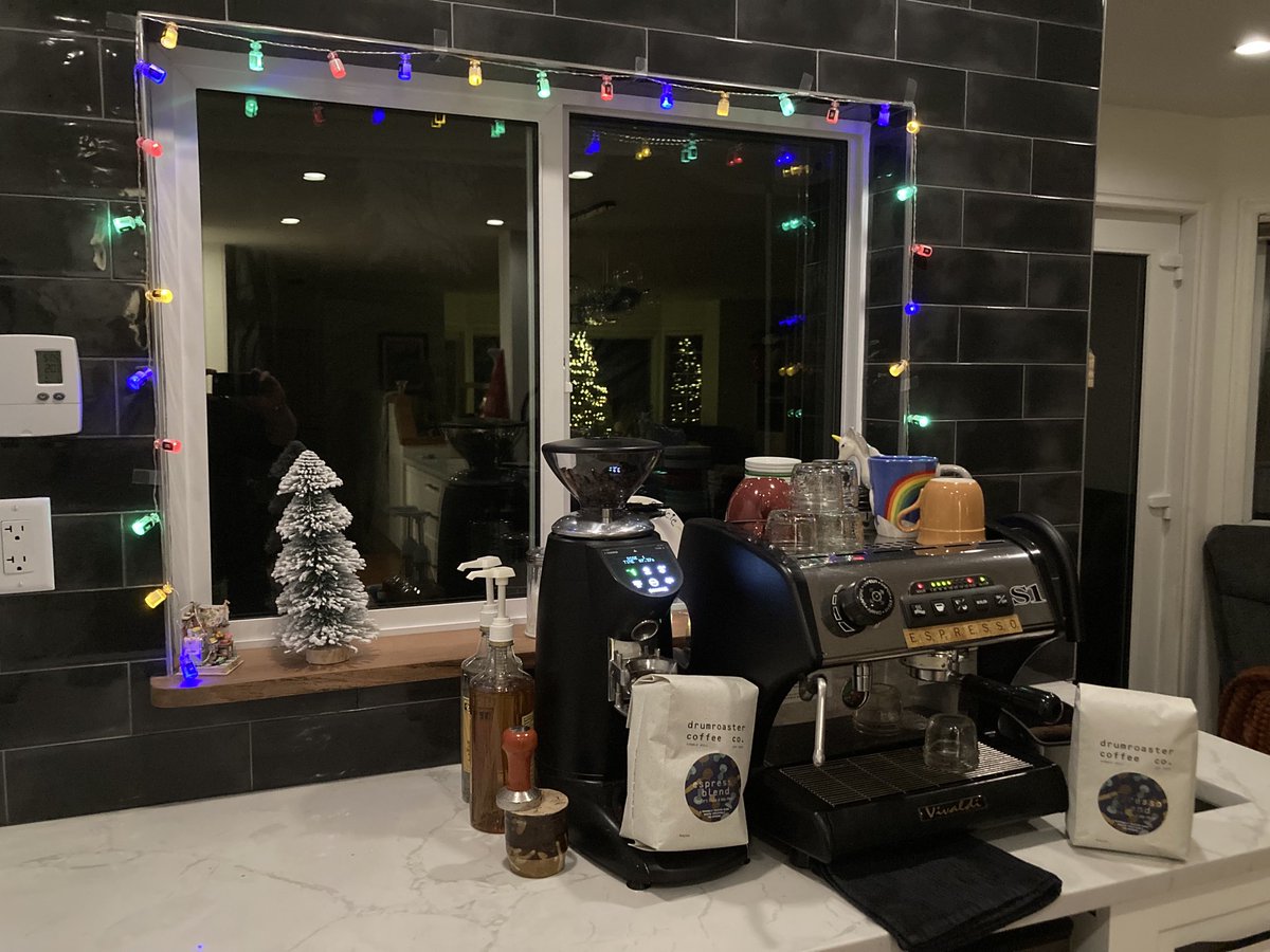 GrahamStobbe's tweet image. ⁦@drumroaster⁩ your coffee makes my new kitchen complete!