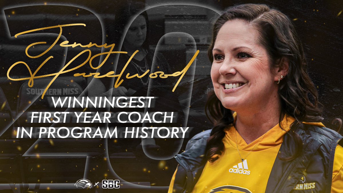 𝗛𝗜𝗦𝗧𝗢𝗥𝗬. 𝟮𝟬 𝗪𝗜𝗡𝗦.

<a href="/jennyhazelwood/">Jenny Hazelwood</a> has the most wins by a first-year coach in program history ‼️

#SMTTT