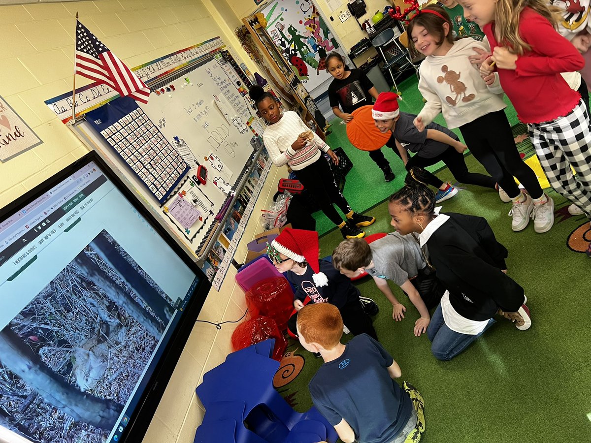 Thank you <a href="/nywolforg/">Wolf Conservation Center 🐺</a> for offering live webcams to help our young scientists make observations during our newest unit studying the history of wolves in NY and animal adaptations! <a href="/LindsayLyons124/">Lindsay Lyons</a> <a href="/RVCSchools/">Rockville Centre School District</a> #GameOnRVC