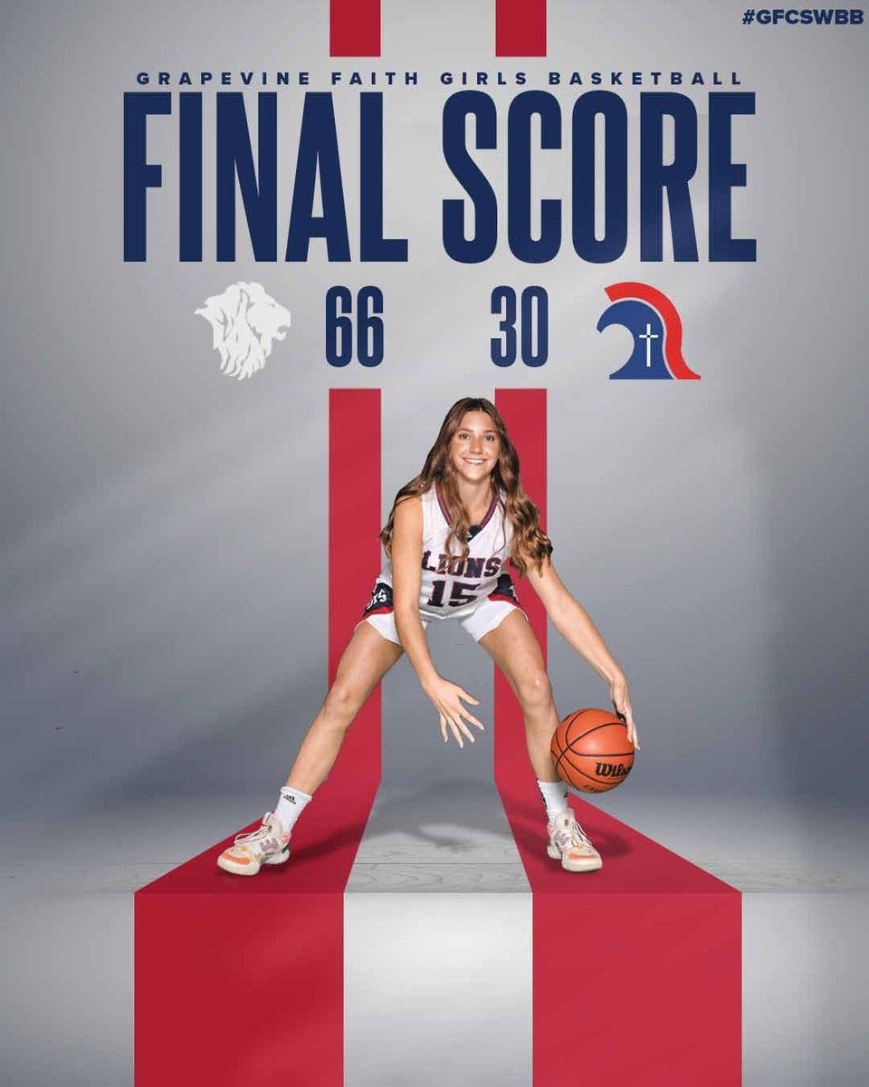 GoFaithLions's tweet photo. WBB: Lady Lions win!!! Faith defeats TCA, 66-30!! #gfcswbb #wearefaith https://t.co/CAjwuEY07g