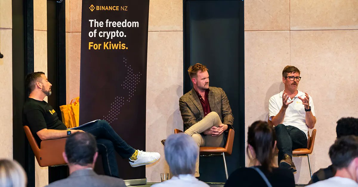We just concluded the first #Binance meetup in Auckland 🇳🇿
 
The community came together to hear about the growing adoption of Web3 in the country.
 
Looking forward to hosting more community meet-ups around NZ next year!