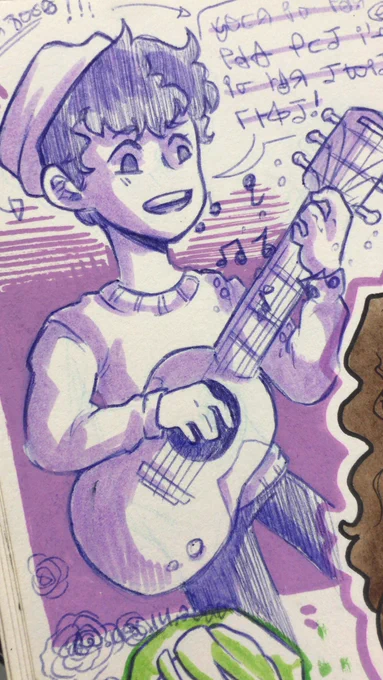 The Wilbur drawing is from I think when your new boyfriend came out haha 