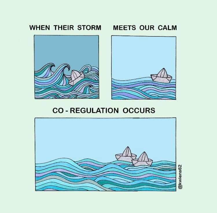 Coregulation in action 🌊

#Sketchnote via <a href="/kwiens62/">Kristin Wiens</a>