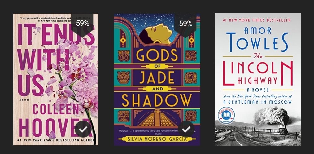 ofie23's tweet photo. @goodreads Finish this 2, first (both at 59%🤔)...and then onto Amor's https://t.co/BkMknox4Ew