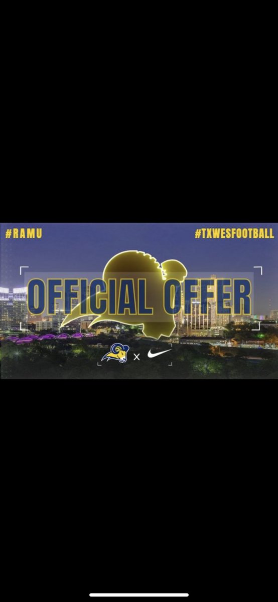 I am extremely blessed to receive an offer from Texas Wesleyan University <a href="/Coach_Muhammed/">Sadiq Muhammed</a> @TheCoachPaul7 <a href="/CoachJeanmarie/">Renald Jeanmarie</a>
