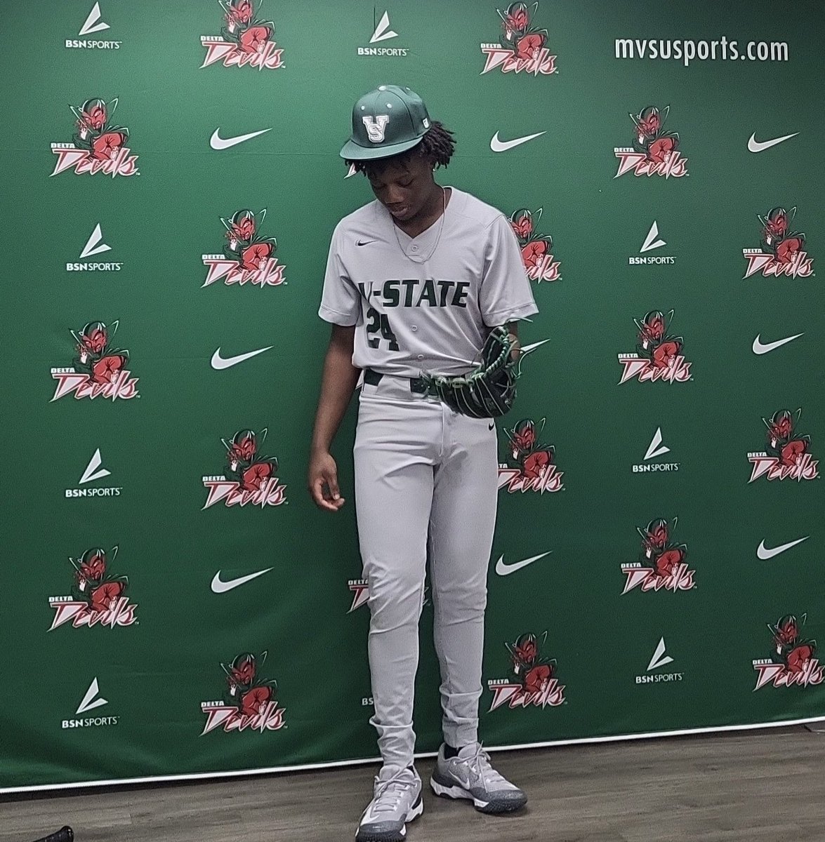 I am excited to announce that I will be furthering my academic and baseball career at <a href="/ValleyStateBSB/">Valley State Baseball</a>. I'd like to thank my family, my teammates, and <a href="/CoachBarney3/">Milton Barney</a> for this chance to play at the next level.  #ElevateState #DeltaDevils @AdidasAsIL <a href="/AdidasAsBSB/">Adidas A’s</a> <a href="/BlackCoachK/">Kenny Hawkins</a>