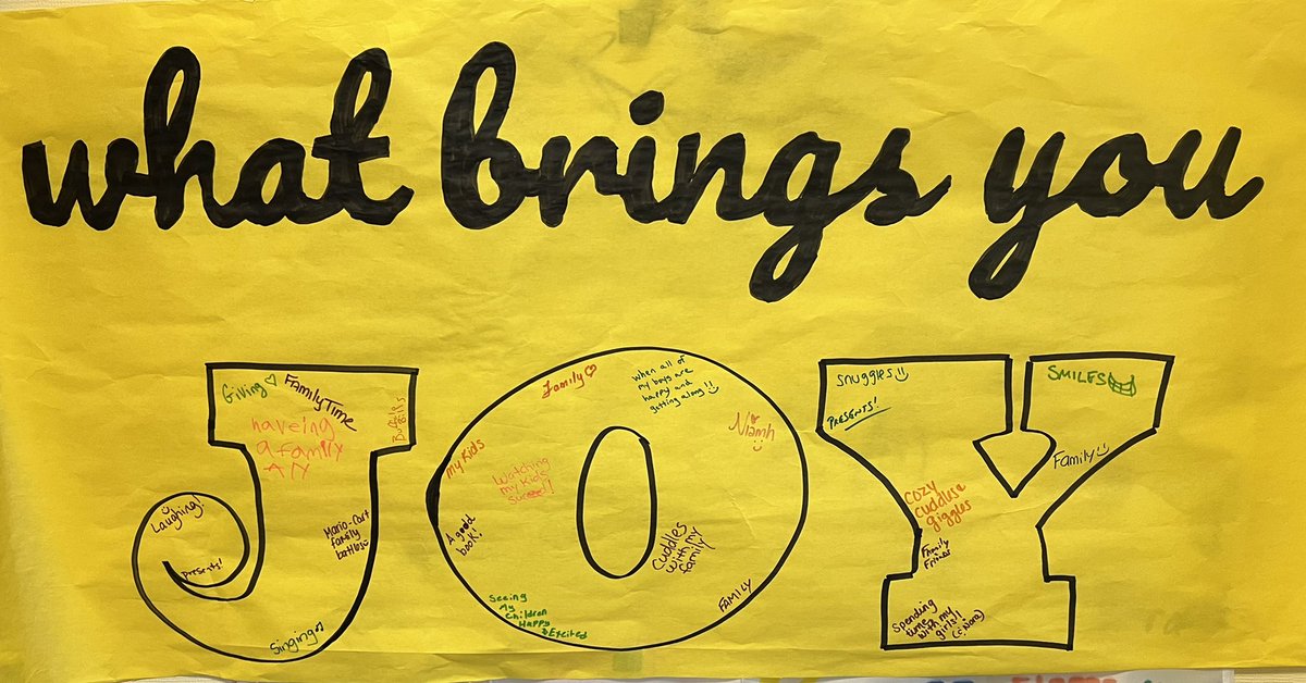 What brings you joy?