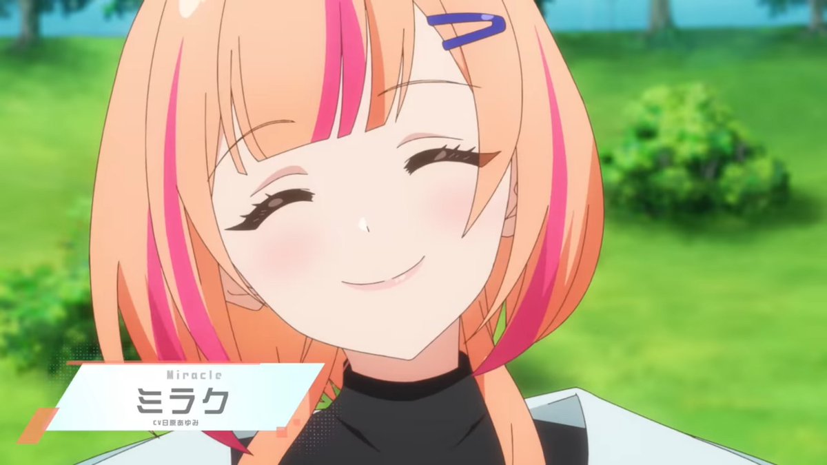 orangeotd's tweet image. the orange anime character of the day is miracle from kizuna no allele!