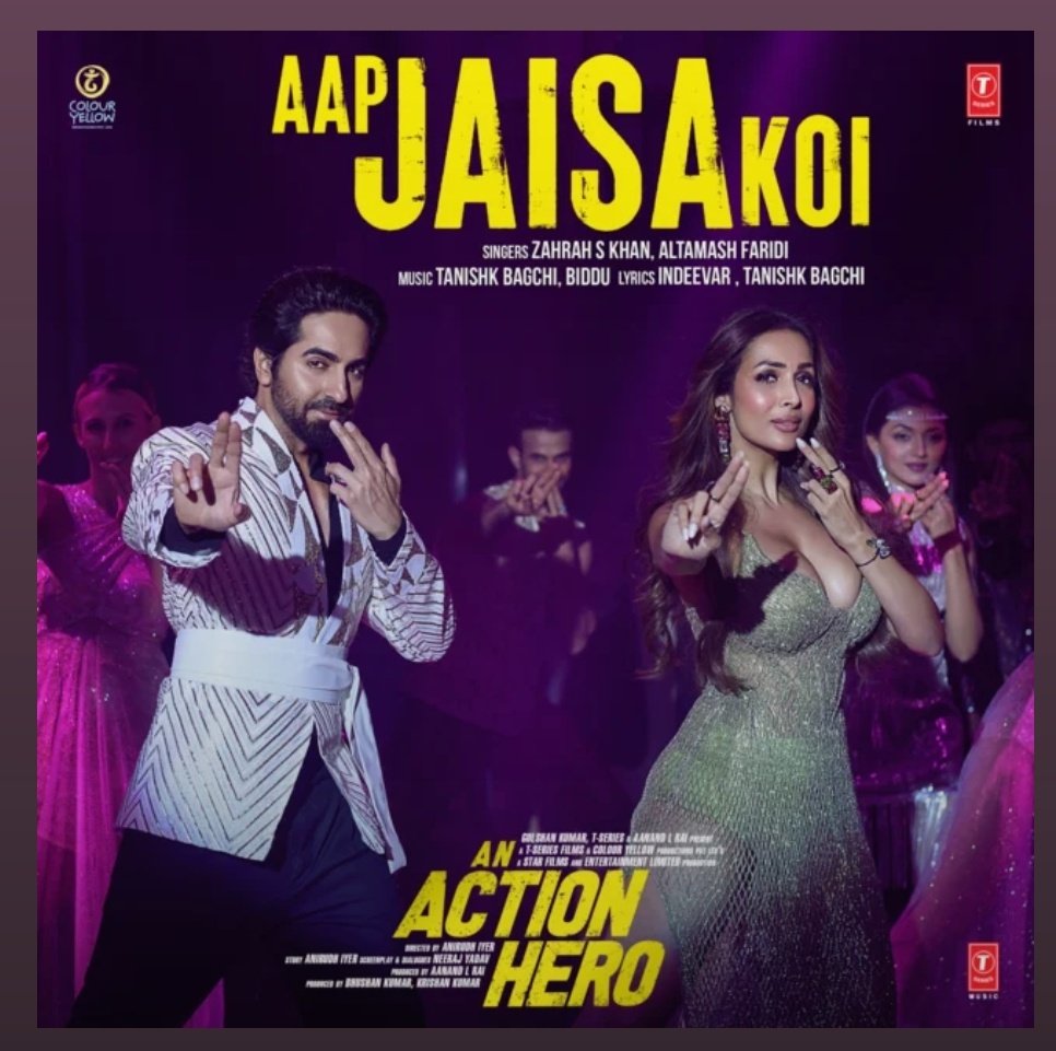 One of the best remixes in recent times. #AapJaisaKoi @ayushmannk @tanishkbagchi @zahrakhan #AnActionHero