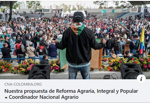 ✊ "Nuestras propuestas, más allá de ir enfocadas únicamente en resolver nuestras necesidades, son planteamientos de salidas a la crisis y las necesidades que vivimos en el campo y la ciudad".

#ElCampoSeRespeta
#ReformaAgrariaYa 

📝: bit.ly/3UI0TwJ