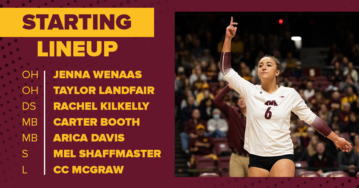Minnesota Volleyball on Twitter "Let's kick off our NCAA Tournament