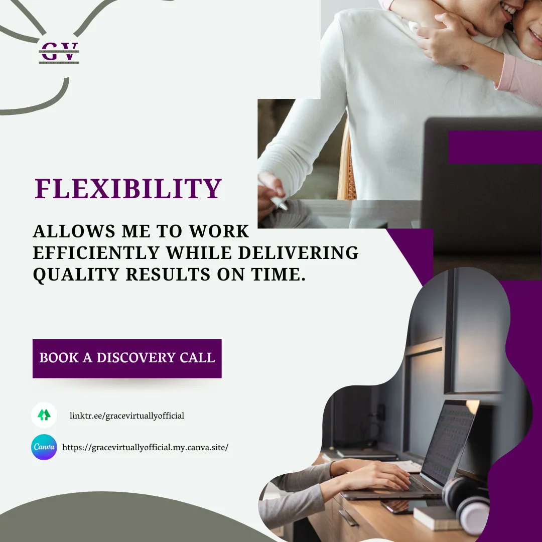 gracevirtually0's tweet image. One of the many reasons I adore being a virtual assistant is its flexibility, which allows me to work efficiently while delivering quality results on time. ⌚

 #gracevirtuallyofficial #gracevirtually #gracevirtuallyservices