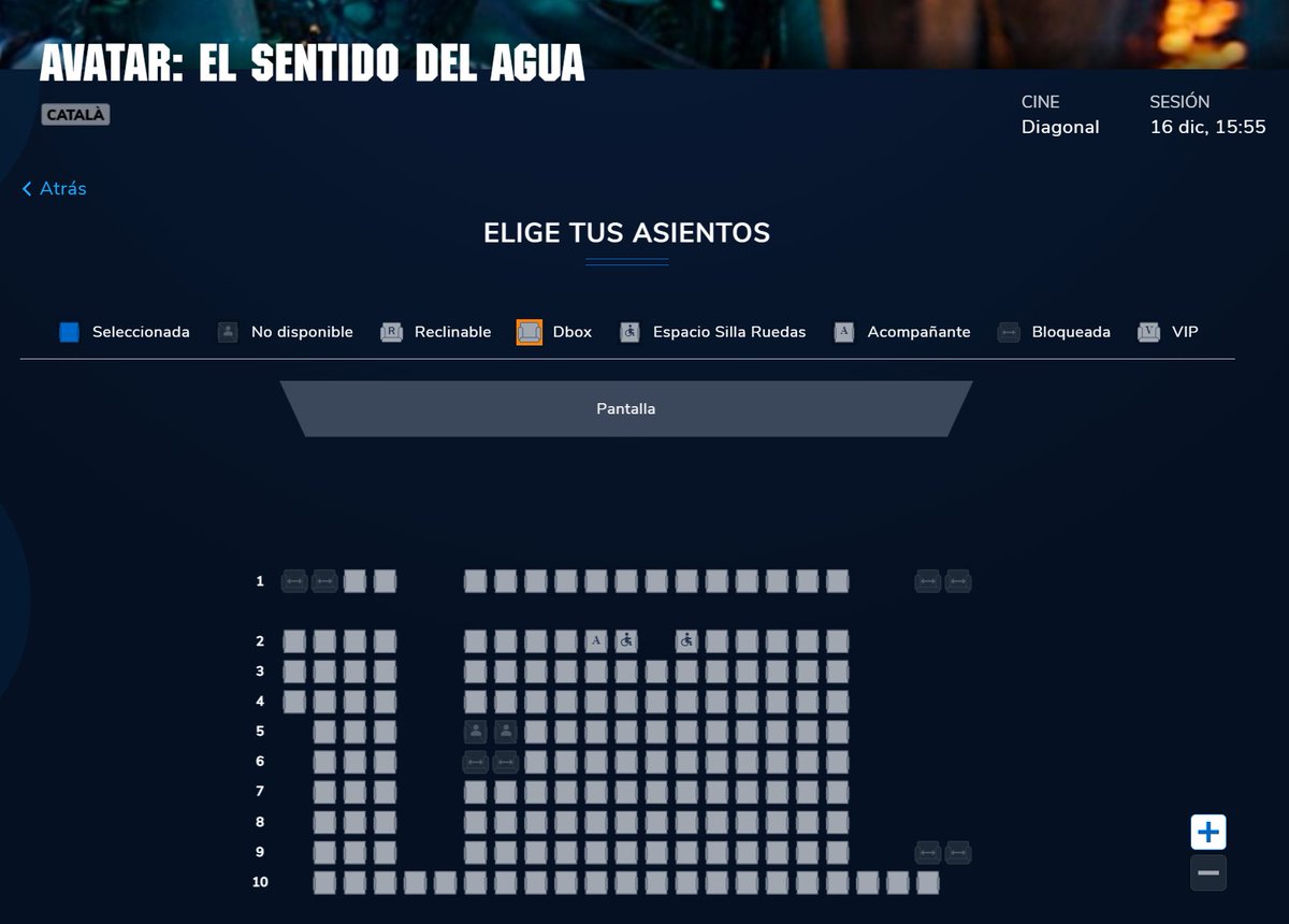 DoblatgeCatala's tweet photo. Zero entrades venudes per a les sessions del 16 de desembre d' 'Avatar: el sentit de l'aigua' en català (2D i 3D) a l'Arenas de Barcelona. Entre les dues sessions del Cinesa Diagonal, 2. Tenim el que ens mereixem o hi farem alguna cosa? https://t.co/Vffzu5w5MJ