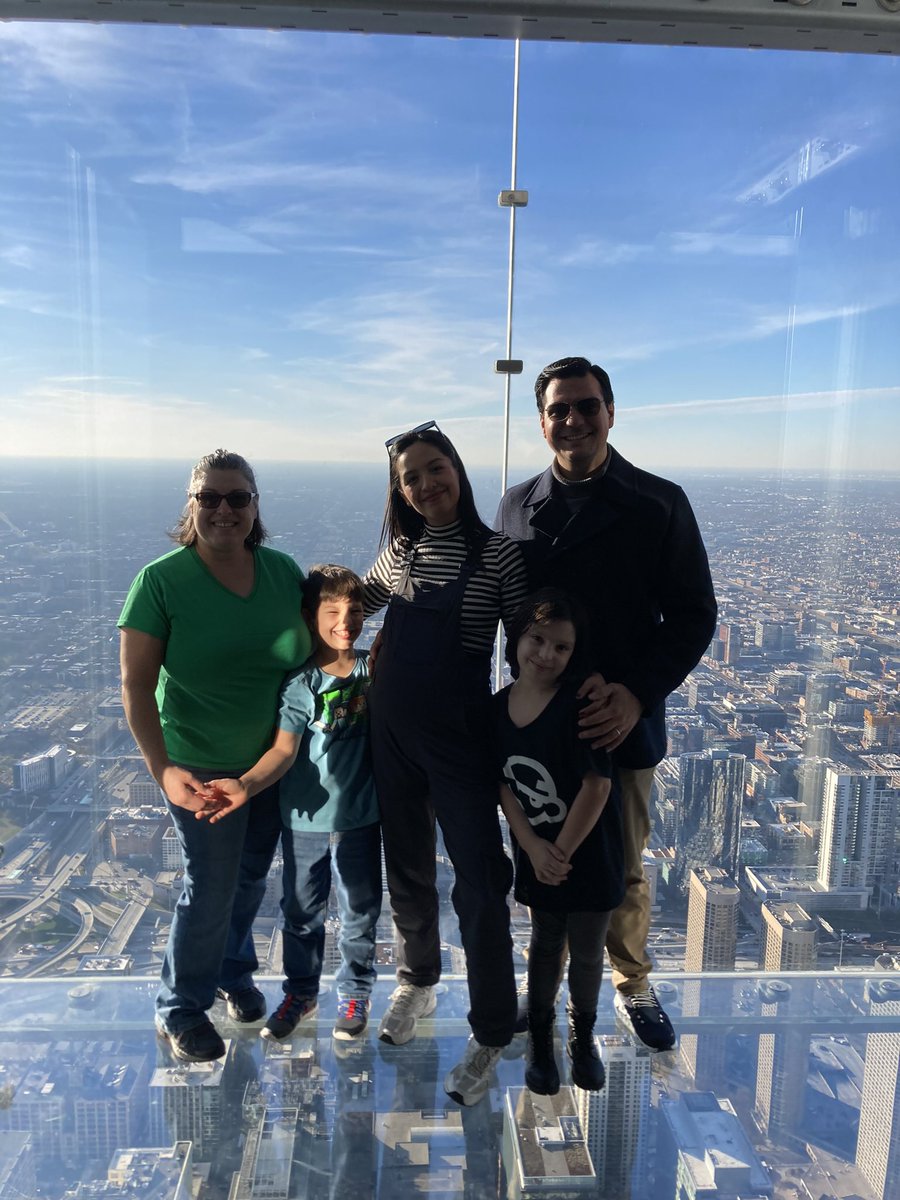 Greeting from 103 floors up in downtown Chicago