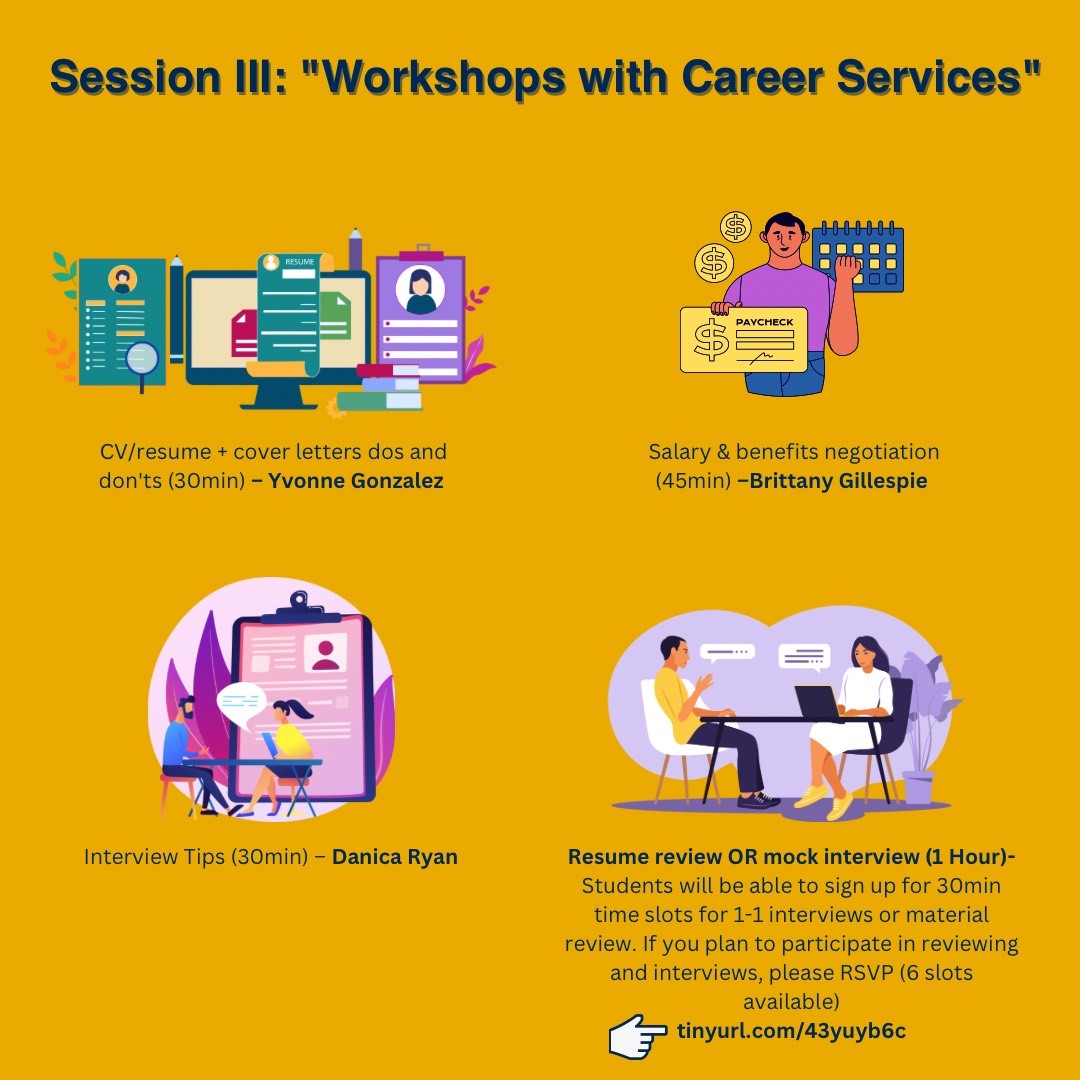 wvuresearchgrad's tweet photo. Ever wondered what jobs you can get outside of academia? This symposium is for you! December 7 from 9:30 AM - 3:00 PM on Zoom/in G150 Erma Byrd. Swipe to learn more about each session.  Panera Lunch is provided! RSVP Links are in the Bio https://t.co/S8Xqdi7NyW