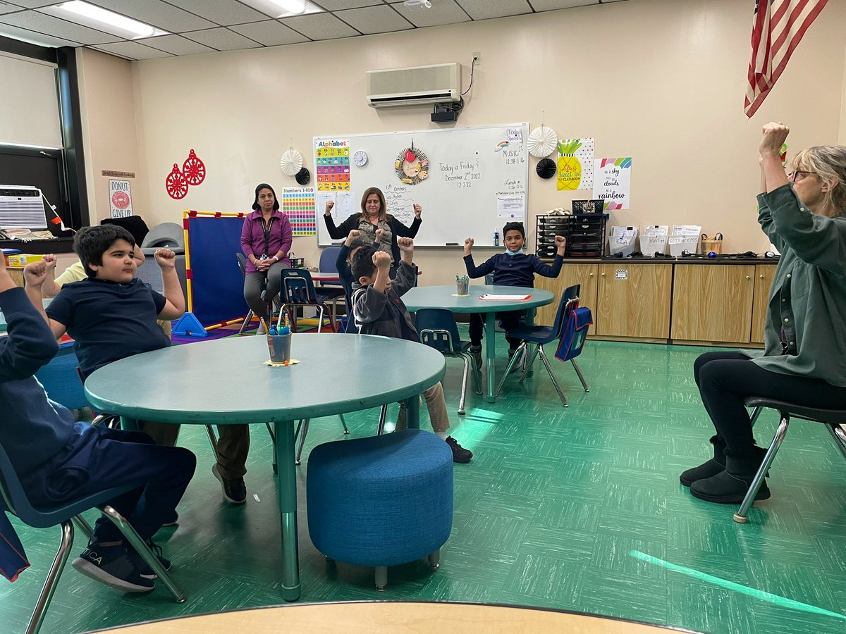 On Friday afternoons, Mrs. Damora comes into our class to practice mindfulness. Today, we learned a few new breathing exercises! What a great way to end our week!🧘🏼‍♀️🙏🏻☺️ <a href="/BPS_Spec_Serv/">Belleville Special Services Department</a>