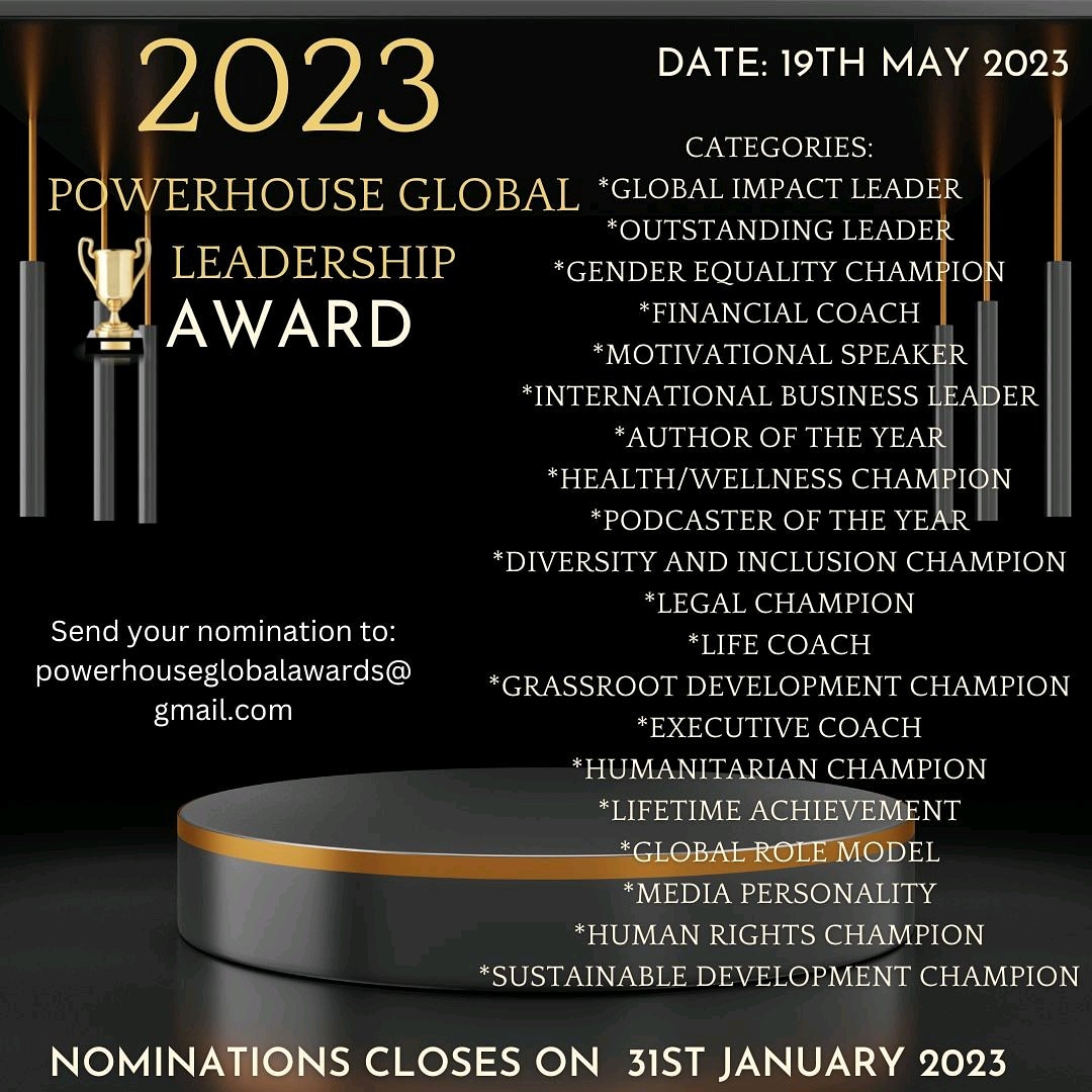 laproverbs's tweet photo. We are looking forward to another opportunity to connect leaders from around the world.. We invite you to join us for the 5th Annual Powerhouse Global Leadership gathering. #leader #CEOs #2023awards #powerhouseglobal https://t.co/pSI2kt96bs