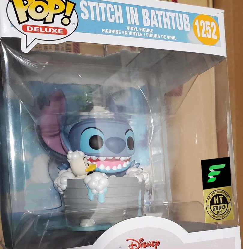 Funko Pop! Disney: Lilo & Stitch - Deluxe Stitch In Bathtub (Expo