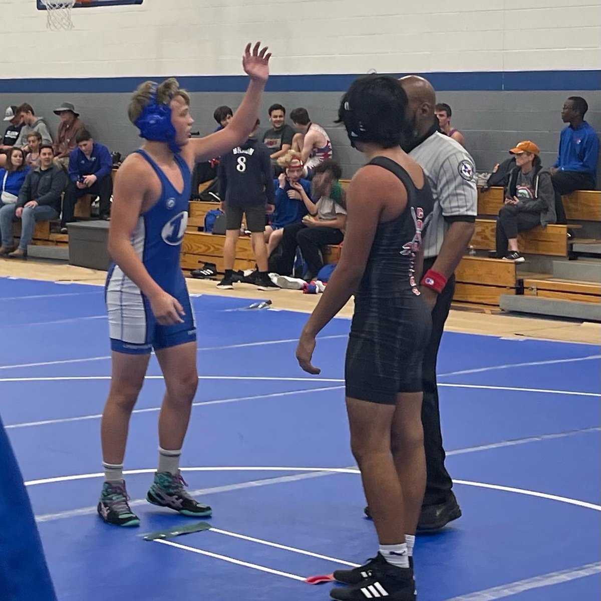 Jayce West places 1st and Carter Kuhn places 3rd in their weight class. WTG! #georgetownthrowdown <a href="/LampasasHS/">Lampasas HS</a>