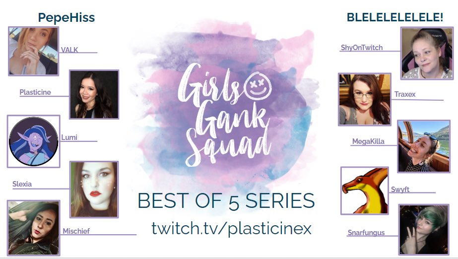Jazzalene (@jazzalenegames) on Twitter photo I’m returning tonight to cast #GirlsGankSquad over on my channel at 6 PM PT with <a href="/SycopantsTV/">Sycopants ✌</a>!
PepeHiss
<a href="/valkhots/">VALK🪐</a>
<a href="/PlastyQueen/">Plasticine</a>
<a href="/LumiRainTwitch/">LumiRain</a>
<a href="/Slexia3/">Slexia</a>
<a href="/mischiefgames1/">Mischief</a>
BLELELELELELE
<a href="/ShyOnTwitch/">ShyOnTwitch</a>
<a href="/ItsATraxex/">Traxex</a>
MegaKilla
Swyft
<a href="/snarfungus/">Snarfungus (She/They)</a> I’m returning tonight to cast #GirlsGankSquad over on my channel at 6 PM PT with <a href="/SycopantsTV/">Sycopants ✌</a>!
PepeHiss
<a href="/valkhots/">VALK🪐</a>
<a href="/PlastyQueen/">Plasticine</a>
<a href="/LumiRainTwitch/">LumiRain</a>
<a href="/Slexia3/">Slexia</a>
<a href="/mischiefgames1/">Mischief</a>
BLELELELELELE
<a href="/ShyOnTwitch/">ShyOnTwitch</a>
<a href="/ItsATraxex/">Traxex</a>
MegaKilla
Swyft
<a href="/snarfungus/">Snarfungus (She/They)</a>