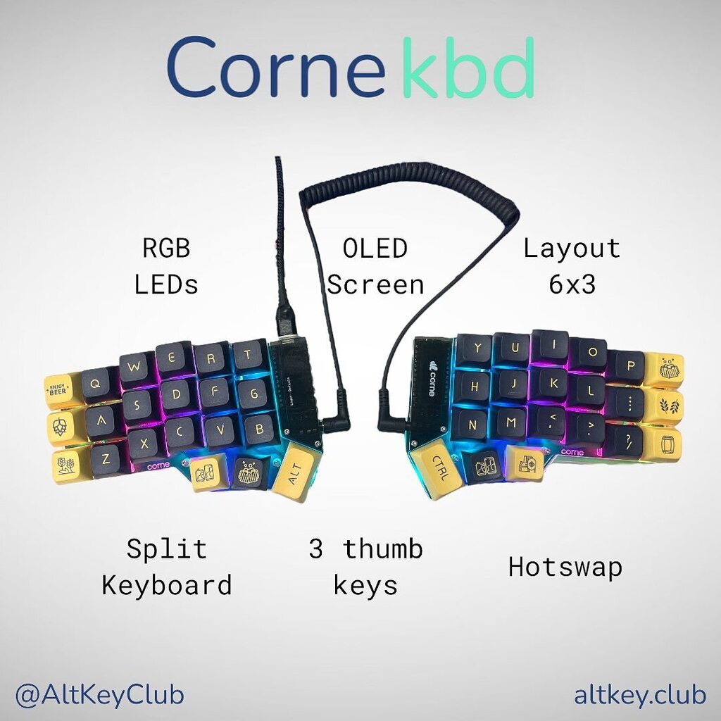 AltKeyClub's tweet photo. #cornekeyboard 
Hermoso corne listo para envío
⌨️➿⌨️
.
Sigue @altkeyclub para estar al día. 
Venta de kits y componentes
.
.
.
#crkdb #cornekbd #teclado #tecladomecanico #keyboard #keyboards #mechanicalkeyboards #keyboardwarrior #keyboardswitches #be… https://t.co/uq83Sw0DpK https://t.co/wMcmEKaB4u