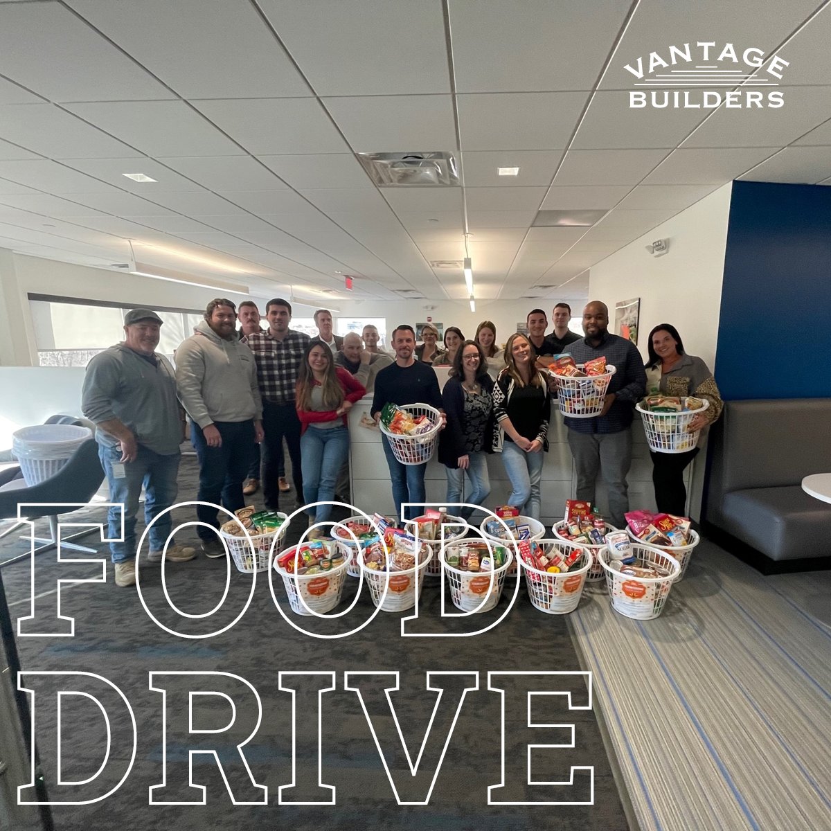 VantageBldrs's tweet photo. Our team proudly partnered with #MoveForHunger to host our annual food drive benefitting #MiddlesexHumanServiceAgency. Together we were able to collect over 300 lbs. of food for MHSA families! We appreciate the opportunity to partner with these worthwhile organizations. https://t.co/L4CmnWygp4