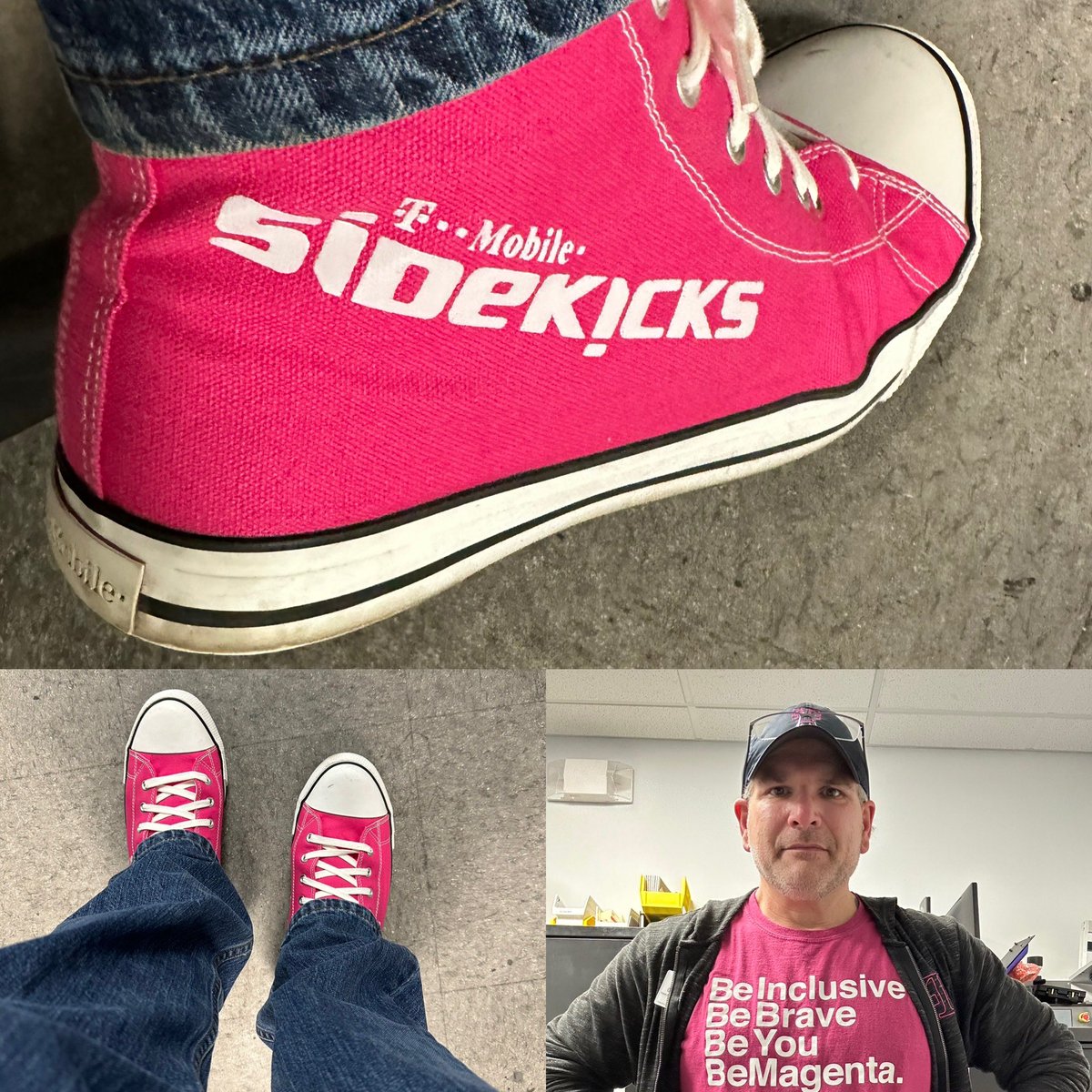 Magentalorian's tweet photo. @MegSetzer @TMobile @Karenthesprint1 Challenge Accepted @MegSetzer #Fitcheckchallenge!!! https://t.co/Q12XPTDNfR